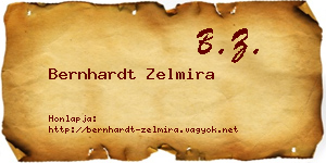 Bernhardt Zelmira névjegykártya